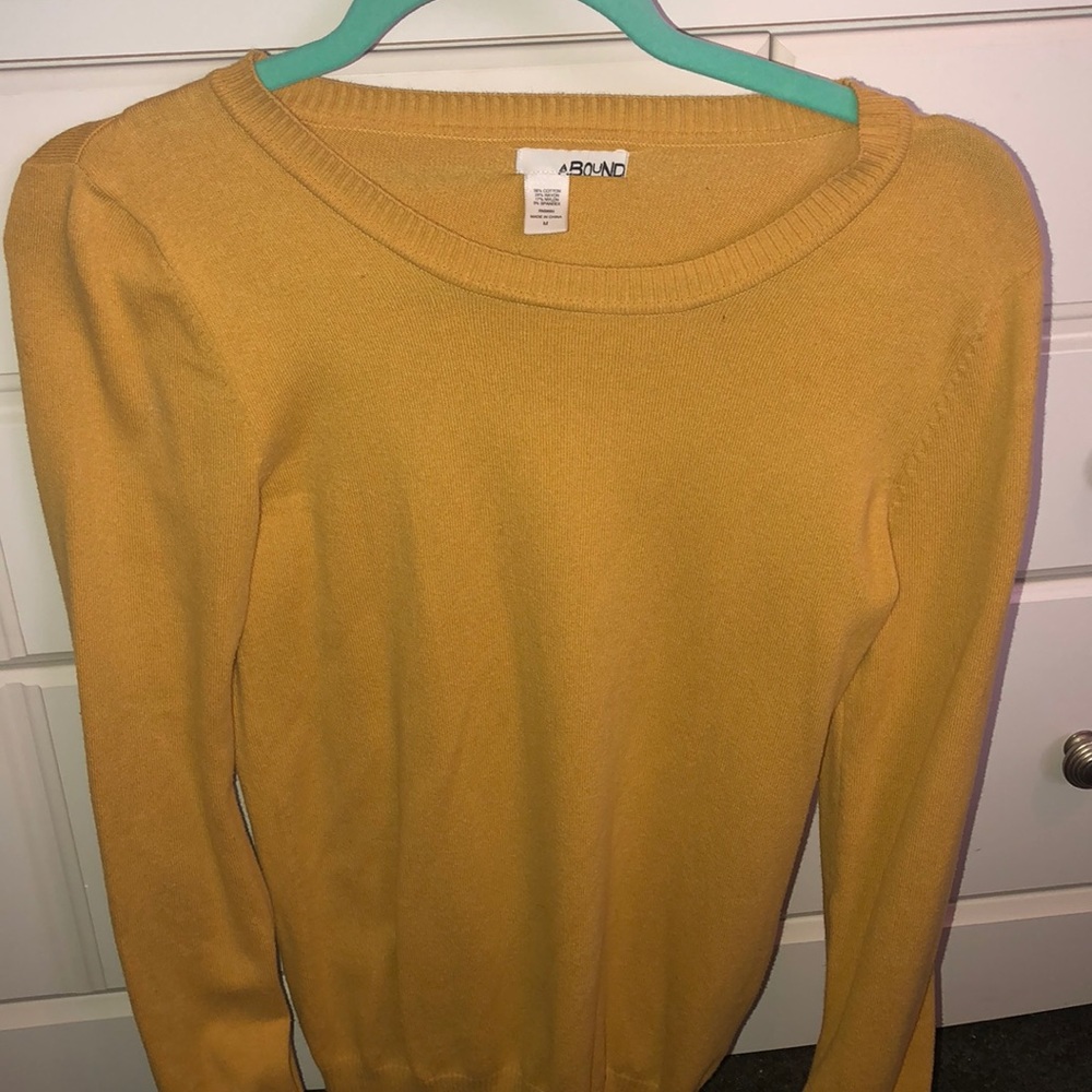 Mustard long sweater